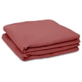 thumbnail image 3 of 2-Pack Twin XL Flat Sheets Only, Microfiber Bed Sheets, 66" x 102" Twin XL Top Sheet Stays Tucked on Deep Mattresses, Twin XL Flat Sheet Set of 2, Marsala, 3 of 5
