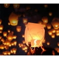 thumbnail image 3 of 5 Pack Paper Lanterns,Multicolored Paper Lanterns,Hanging Wishing Lanterns for Decoration, 3 of 7