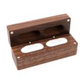 thumbnail image 2 of Joernso Ring Box Wooden Ring Holder Box Soft Lining Double Ring Storage Case for Proposal Engagement Wedding, 2 of 8