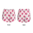 thumbnail image 6 of Goofa Floral Strawberr Printed Women 2 in 1 Running Shorts,Quick Dry Athletic Workout Shorts,High Waisted Athletic Shorts with Liner Pockets-Large, 6 of 9
