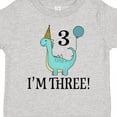 thumbnail image 4 of Inktastic 3rd Birthday 3 Year Old Dinosaur Party Boys or Girls Toddler T-Shirt, 4 of 5