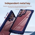 thumbnail image 6 of Tough Shield Snap-on Transparent Case for Samsung Galaxy S23 Ultra - Blue, 6 of 11
