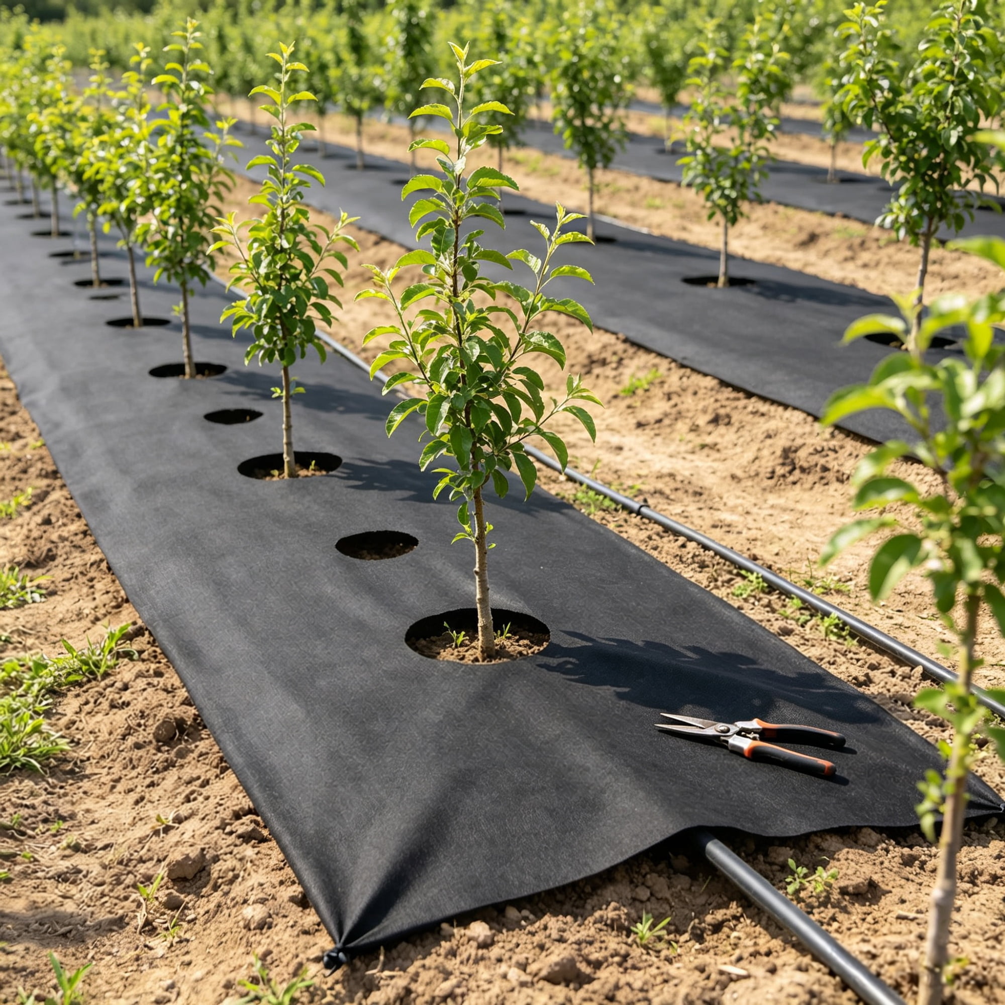 3x100Ft Driveway Fabric, 4OZ Non Woven Geotextile Landscape Weed Barrier for French Drains