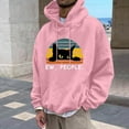 thumbnail image 2 of CONROSES Men's Hoodies Cute Black Cat Graphic Hoodie for Men Long Sleeve Warm Pullover Hooded Sweatshirt Soft Fall Winter Sweatshirts With Pocket, 2 of 4