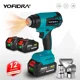 thumbnail image 2 of Pistola de calor eléctrica Yofidra de 2000 W para batería Makita de 18 V, pistola de aire caliente de mano inalámbrica con 3 boquillas, secador de pelo industrial para el hogar, 2 of 5