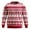 Red2, variant on Telankuip Christmas Sweatshirts for Men Long Sleeve Classic Loose Pullover Outfits Crew Neck Lightweight Knit Oversized Warm Xmas Retro Tops for Party Red2 XL