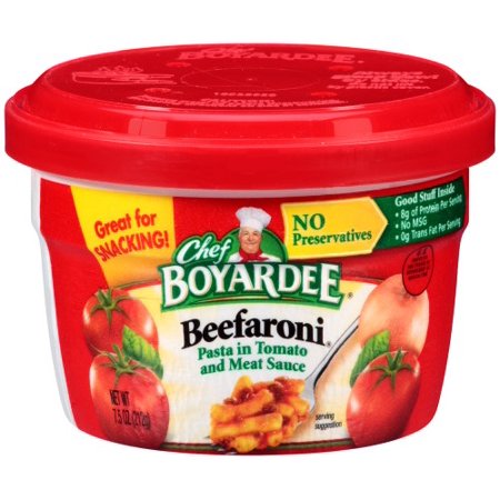 Chefs Healthy Pasta - Chef Boyardee Beefaroni Pasta in Tomato and Meat Sauce