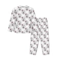 thumbnail image 2 of Uemuo Poodle Dog Pattern Womens Pajama Sets,PJ Set for Women,Pajamas for Women Logo,Long Sleeve Pajama Set for Women,Soft Long Sleeve Top With Pants-, 2 of 9