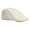 White, variant on Men Hat - Vintage Style Solid Color, Smooth Faux Leather Advanced Hat, Mid-aged Men Beret Cold Weather Cap