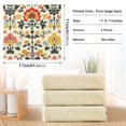 thumbnail image 6 of Yayeee 6 Pack Kitchen Dish Cloths for Washing Dishes Soft Absorbent Microfiber Towels, Beige Floral, 6 of 9