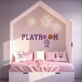 thumbnail image 2 of Kids Bedroom Playroom Unicorn Balloon Decoration Lettering Art Quote Multicolored Cartoon Design Vinyl Adhesive Wall Decal - 16" x 40" Home Living Room Horse Animal Removable Decor Wall Sticker, 2 of 5