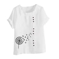 thumbnail image 1 of Birdeem Mode Femmes Été Ample Imprimé T-Shirt à Col Rond Manches Courtes Blouse Décontractée, 1 of 1