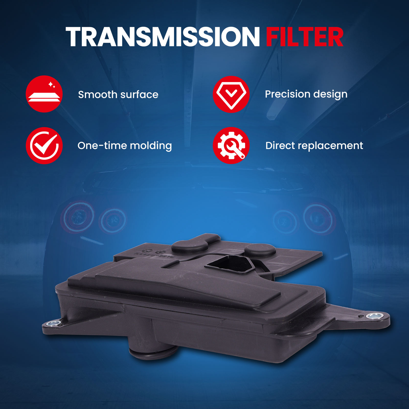 MOCA AUTOPARTS Automatic Transmission Filter Kit Fit for 2013-2018 Toyota RAV4 2.5L & 2009-2013 Toyota Venza 2.7L & 2011-2016 Scion tC 2.5L