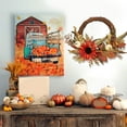 thumbnail image 5 of Fmbmuo 17.7" Thanksgiving Fall Garland Decorations - Wicker Vines with Sunflowers & Pumpkins for Autumn Home/Room Decor ( No Lights Included), 5 of 5