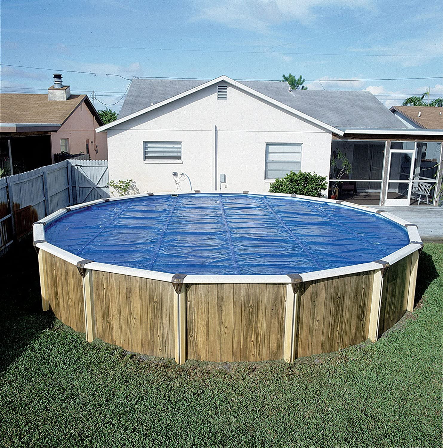 16 Foot Round Basic Pool Solar Blanket Cover 8 Mil