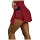 thumbnail image 2 of FALDA SHORT DEPORTIVA MUJER PARA TENIS, YOGA, FIT, GOLF, GYM, GIMNASIA, ATLETISMO, SENDERISMO, ACTIVIDADES AL AIRE LIBRE CON BOLSO INTEGRADO 2 EN 1 COLOR VINO TINTO, 2 of 3