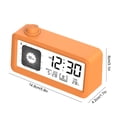 thumbnail image 3 of Danhjin Réveil Horloge Électronique Numérique Affichage LED Horloge Électronique Stéréo Affichage Numérique Réveil avec Répétition Commutation 12/24 H Compte à Rebours Heure, 3 of 6