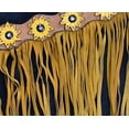 thumbnail image 4 of Showman Sunflower Overlay Browband Headstall & Breast Collar Set w/ Fringe, 4 of 4