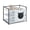 White, variant on Demi Bonn 30" Cat Litter Box Enclosed Furniture Coffee Table for Cat House, Hidden Litterbox Enclosures Nightstand, Gray