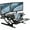 Black, variant on VIVO Black Corner Height Adjustable Cubicle Sit to Standing Tabletop Desk Riser