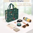 thumbnail image 5 of FORMRS Womens Corduroy Tote Bag Crossbody Shoulder Purse Handbag with Detachable Strap, Green Christmas Forest, 5 of 7