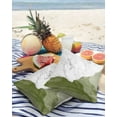 thumbnail image 3 of Pack of 2 Outdoor Pillow Covers, Abstract Modern Art Marble Sage Green White Silver Line Waterproof Square Throw Pillowcase Cushion Decorative Pillow Covers for Couch Patio Tent, 16x16 in, 3 of 6