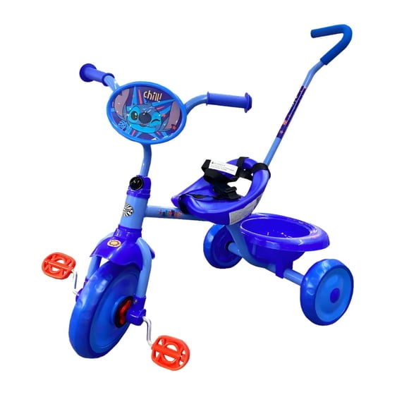 Triciclo con Barra de Empuje Toy Mark Stitch