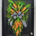 thumbnail image 4 of Grande Carotte de Pâques avec Nœuds Adaptée pour une Utilisation à la Porte d'Entrée. Carotte en Forme de Goutte Adaptée pour Murs Intérieurs et Extérieurs, 4 of 6
