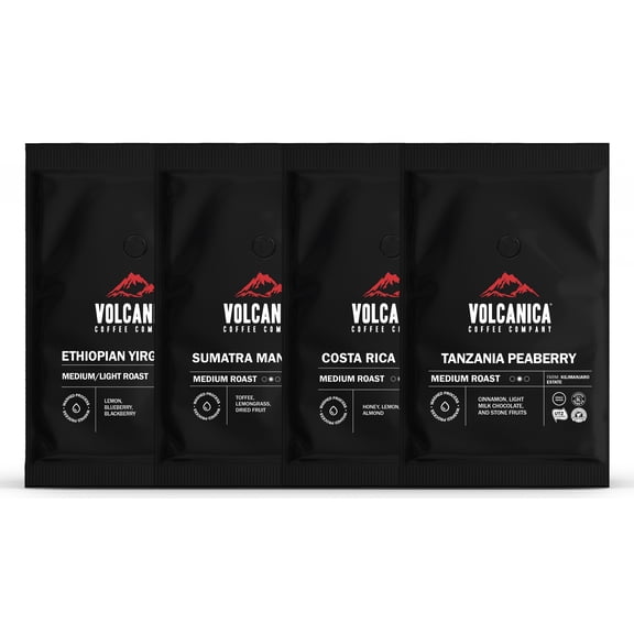 Volcanica Coffee Coffee Sample Packs - Small (4) / Whole Bean