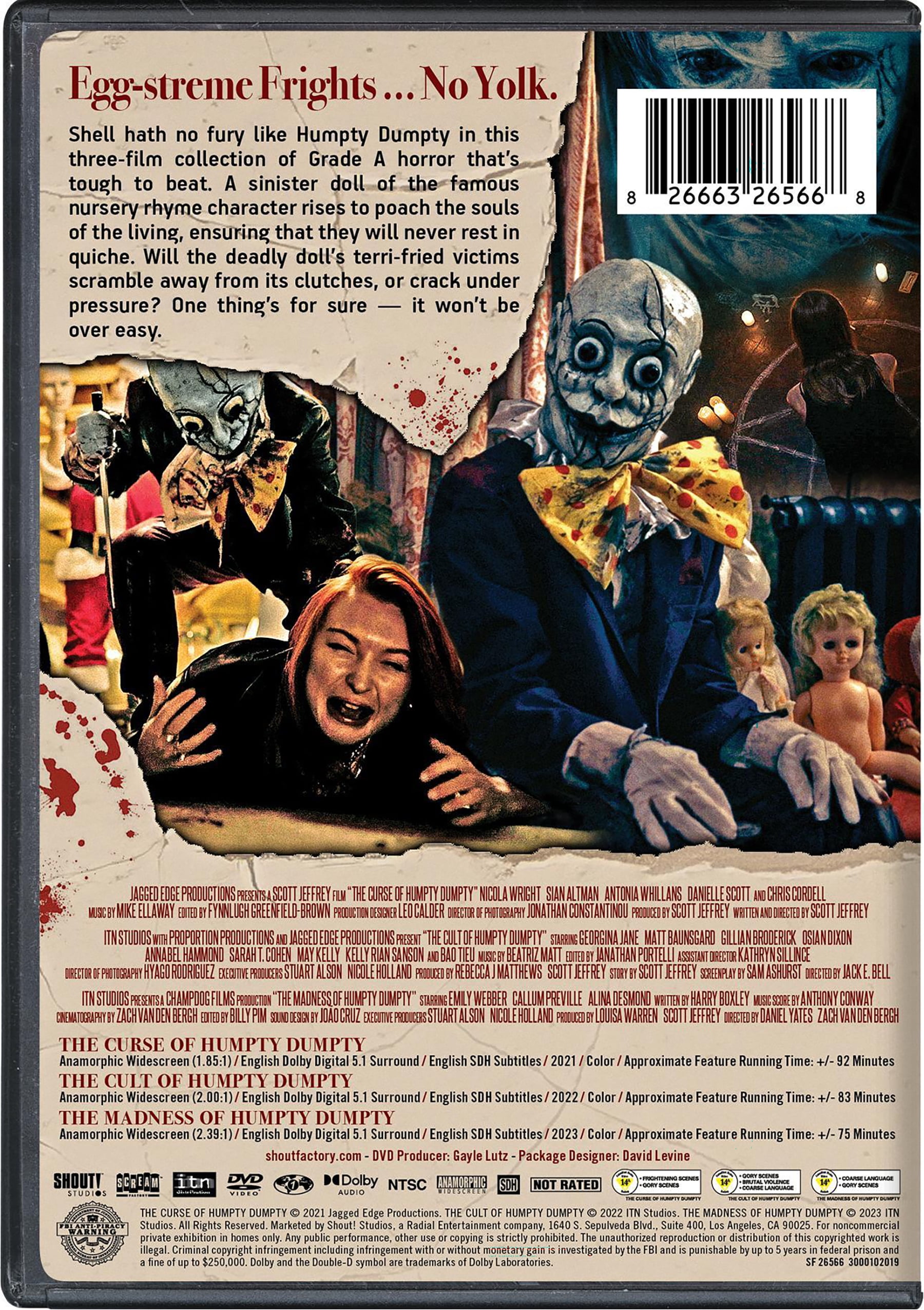 Humpty Dumpty 3-Film Collection (DVD), Horror, Shout! Factory