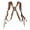 Brown, variant on Camera Strap1eatherDouble Shoulder Strap Dslr Camera Harness Easy Carrying