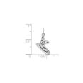 thumbnail image 2 of Sterling Silver Polished & Antiqued Cat Charm, 2 of 4