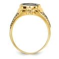thumbnail image 2 of 14K Yellow Gold Ring Band Themed Only Men's 3 to 15 mm (tapered), Size 9, 2 of 5