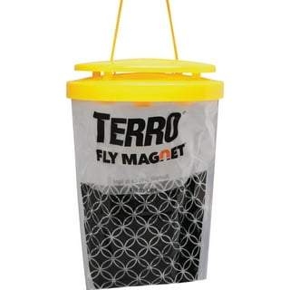  TERRO T518 Fly Magnet Sticky Fly Paper Fly Trap, 8 Count (Pack  of 1) : Sports & Outdoors