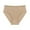 Beige, variant on Wdfiry Seamless Underwears For Women No Show Bikini Panties Invisibles Briefs Soft Stretch Hipster Underwear