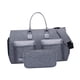 thumbnail image 3 of Bolsa de lona para ropa, bolsa de viaje de negocios, bolsa de equipaje, bolso de hombro, correa de hombro extraíble, bolsa de ropa para hombres, bolsa Gris, 3 of 8