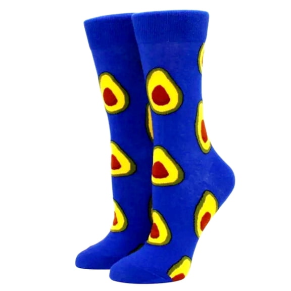 Avocado Patterned Socks from the Sock Panda (Adult Large - Men's Shoe Sizes 8-12)