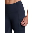 thumbnail image 2 of RBX Active Women's Full Length Fleece Lined Legging with Zipper Pockets, 2 of 9