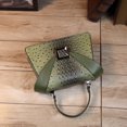 thumbnail image 2 of Bolso de mano de piel de vaca con estampado de cocodrilo para mujer, bandolera de un solo hombro, de diseñador de lujo, de alta calidad, a la moda, gran oferta, 2 of 5