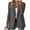 Dark Gray, variant on Horkkom Blazers for Women Work Business Casual Outfits Long Sleeve Solid Color Button Jackets Blue L