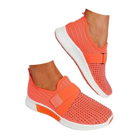 Mepaouo Casual Shoes for Women Memory Foam Slip on Walking Shoes Lightweight Penny Loafers