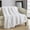 White, variant on Alaska Shaggy Supersoft Faux faux Throw Blanket