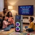 thumbnail image 2 of Lohoms 4000W Dual 10" Woofers Portable Karaoke Machine with 14.1" Touchscreen and 2 Wireless Mics, 2 of 10