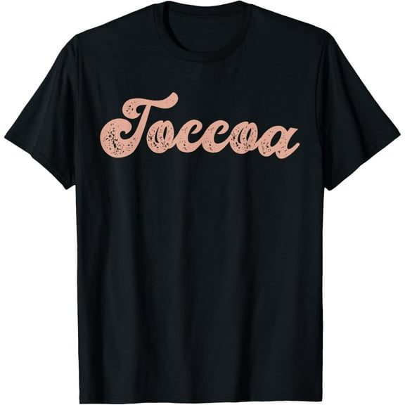 Vintage Toccoa Georgia Home State Souvenir Retro T-Shirt