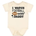 thumbnail image 3 of Inktastic I Watch Football with My Daddy Boys or Girls Baby Bodysuit, 3 of 5