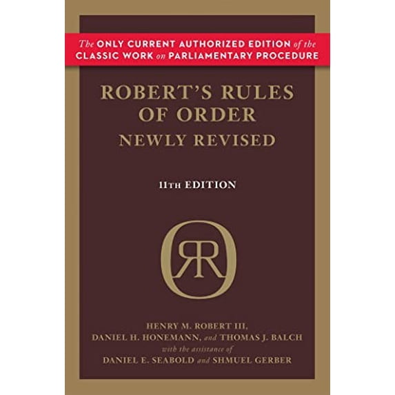 Pre-Owned Robert's Rules of Order (Paperback) 030682020X 9780306820205