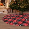thumbnail image 2 of Cauagu 30" Christmas Tree Skirt Christmas With Snowflakes Pattern Christmas Tree Decorations Tree Mat for Xmas Decorations Occasion Holiday Home Decor -30", 2 of 7