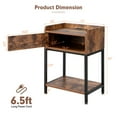 thumbnail image 2 of Yardi Yard Lift Top End Table with Charging Station and Storage Shelves-Coffee, Side Table, Chairside Table Narrow End Table for Bedroom Living Room Kitchen, 2 of 6