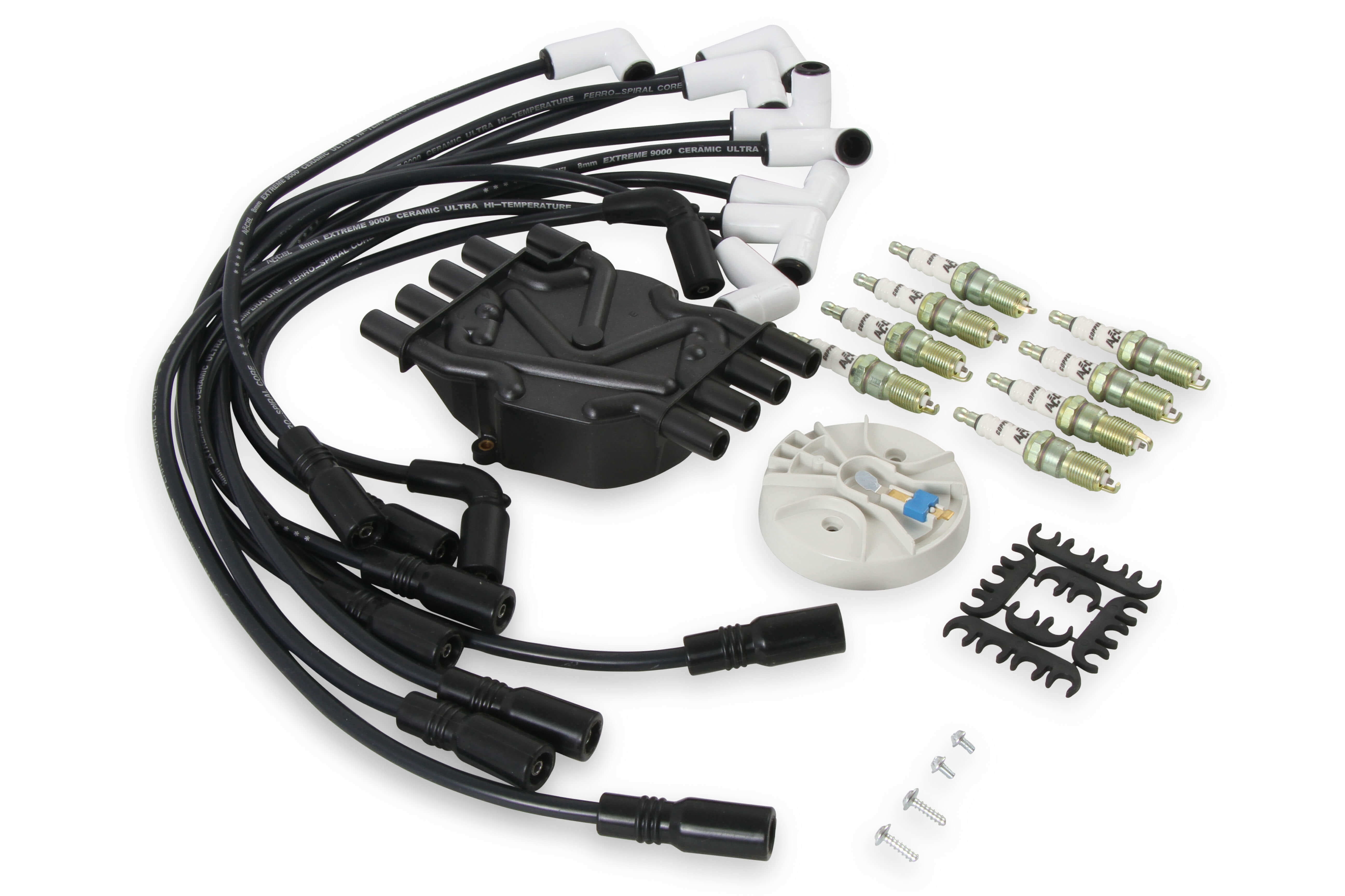 ACCEL TST3 Distributor Cap / Rotor Kit / Spark Plug / Spark Plug Wire Kit