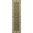 thumbnail image 2 of 5'x8' Green Ivory Machine Woven Floral Traditional Indoor Area Rug, 2 of 4